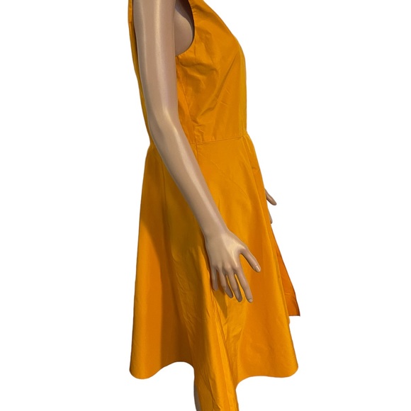 Jil sander Orange Flare Dress size 44/US:XL - Picture 6 of 13